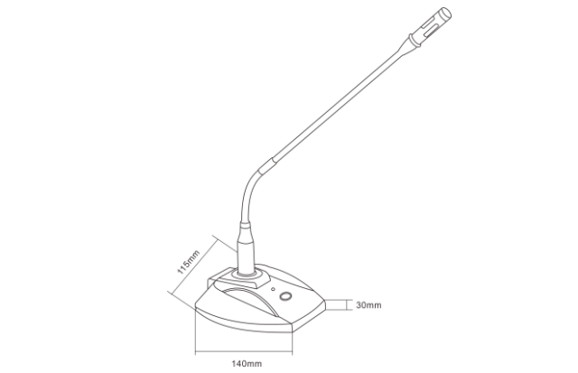 廣播話筒 DS-KAU90HG-M  WIRED MIC